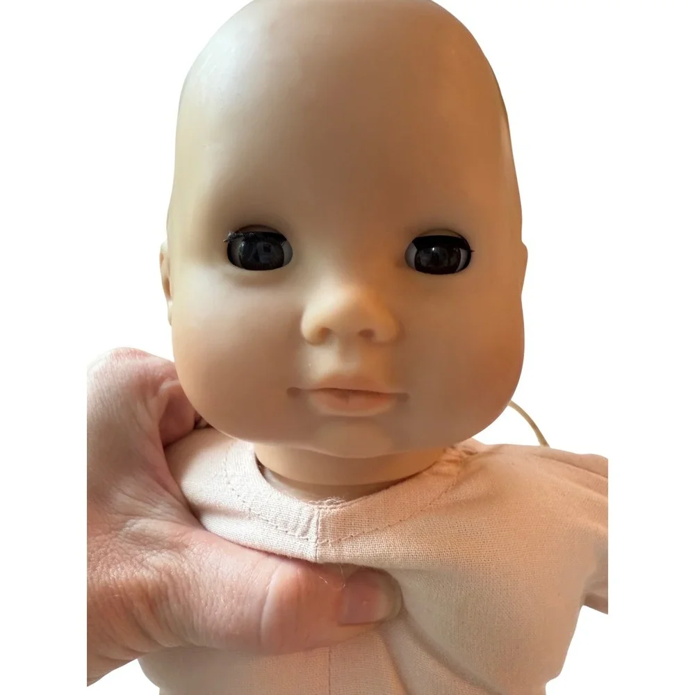Vintage‎ American Girl Doll Bitty Baby Soft Body Sleep Eyes winter bunting mitts